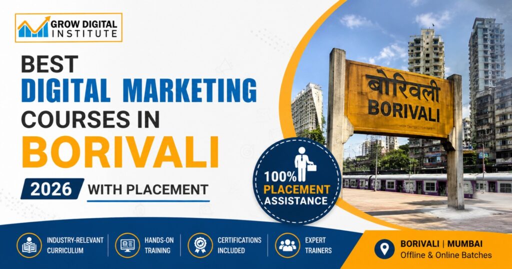 Best Digital Marketing Courses in Borivali 2026 with Placement